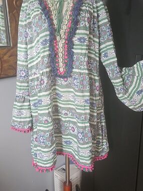 Boundless North Coasrlyal Cowgirl Boho Beachy Dress, Cover Uo